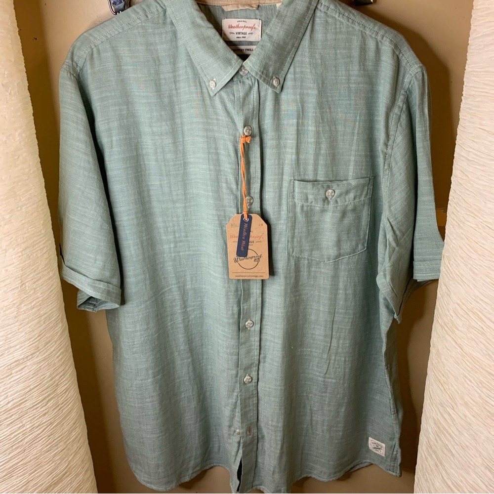 Original Weatherproof NWT Vintgae men’s button down shirt size XL